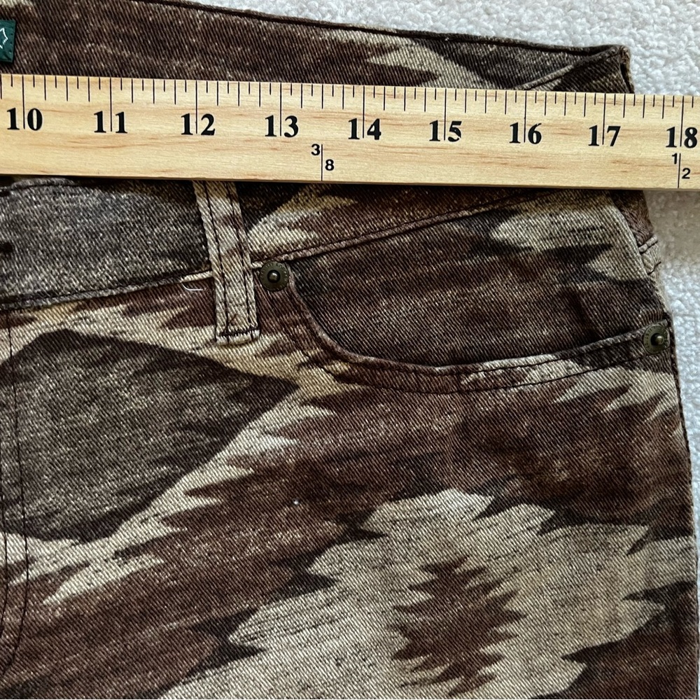 LAUREN RALPH LAUREN NWT SOUTHWEST BOHO PANTS SIZE 14 Modern Skinny Yellowstone - Picture 6 of 9